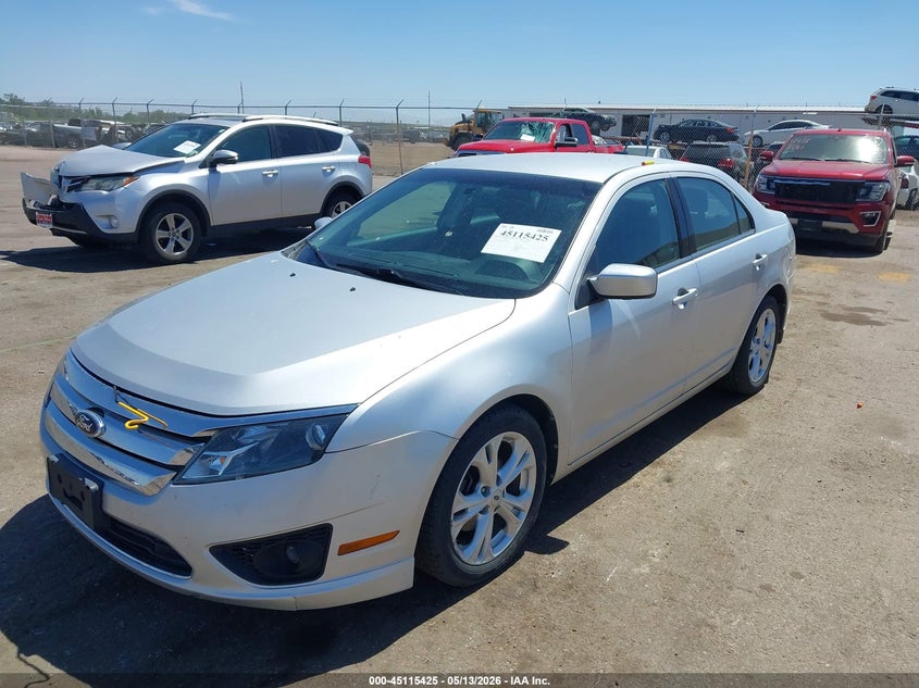 Vin: 3fahp0ha3cr134099, lot: 45613009, ford fusion se 20122