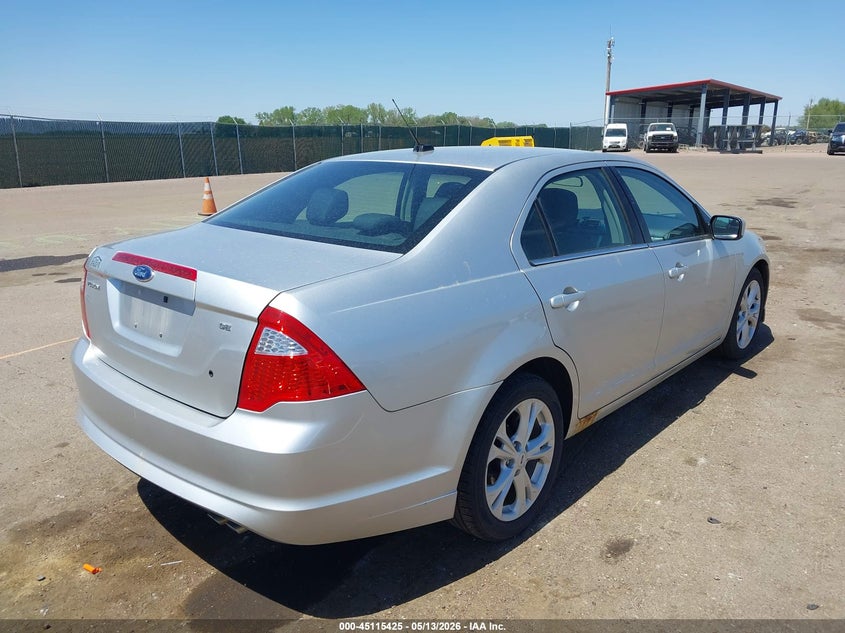 Vin: 3fahp0ha3cr134099, lot: 45613009, ford fusion se 20124
