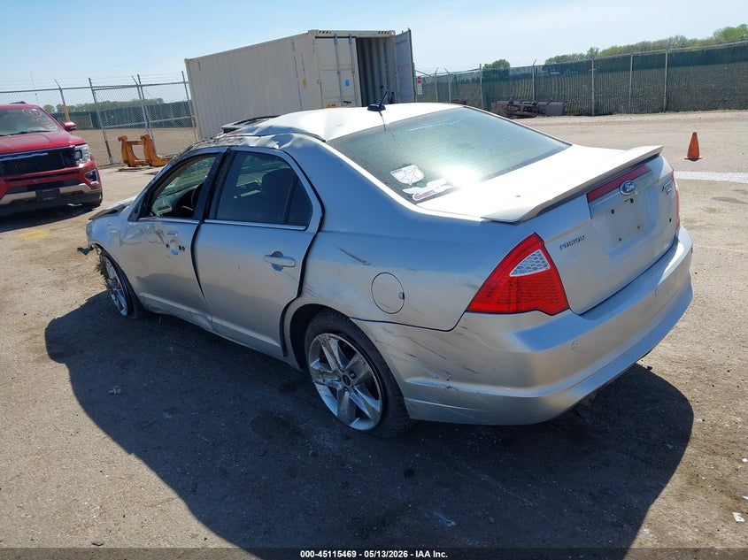 Vin: 3fahp0dc7br345795, lot: 45613054, ford fusion sport 20113