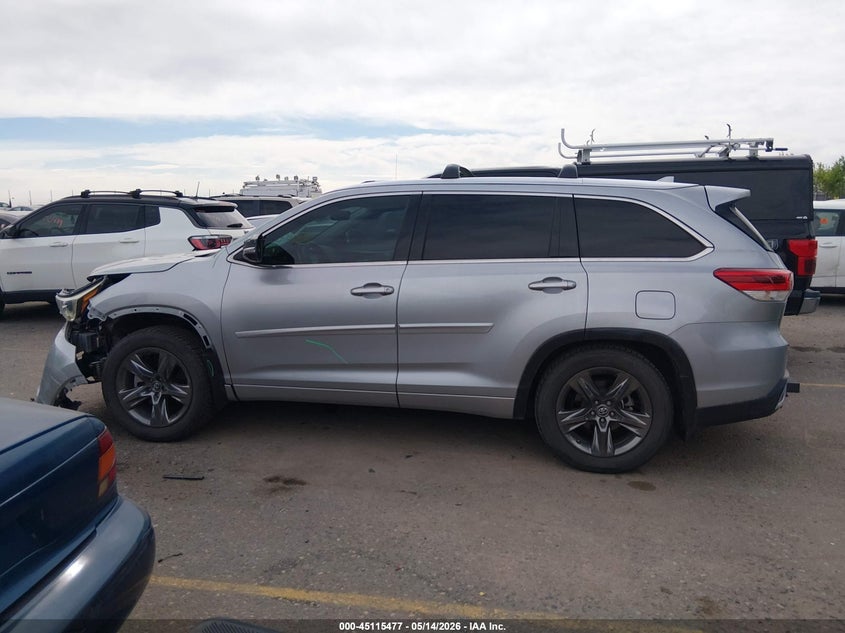 VIN 5TDDZRFHXHS406451 2017 TOYOTA HIGHLANDER LIMITED PLATINUM