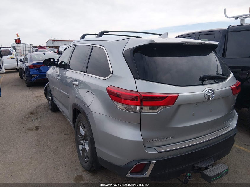 Vin: 5tddzrfhxhs406451, lot: 45613061, toyota highlander limited platinum 20173
