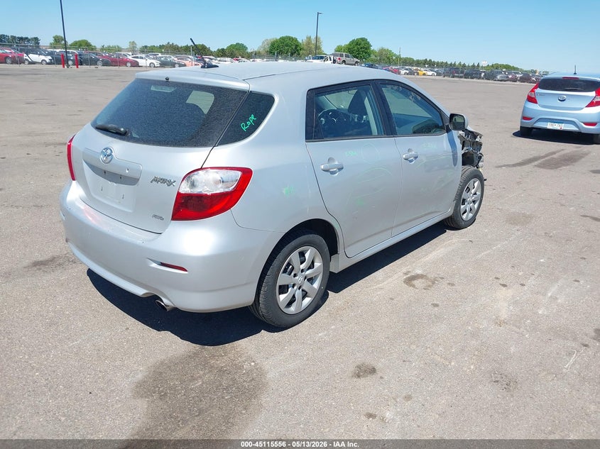 Vin: 2t1le4ee3dc022788, lot: 45613140, toyota matrix s 20134