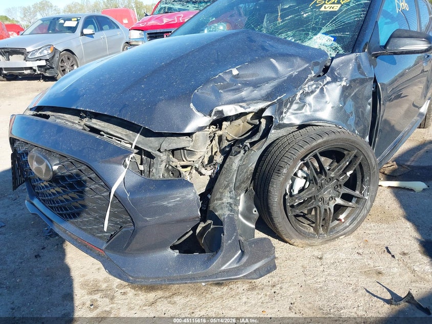 2019 Hyundai Veloster Turbo Ultimate VIN: KMHTH6AB3KU014278 Lot: 45115616