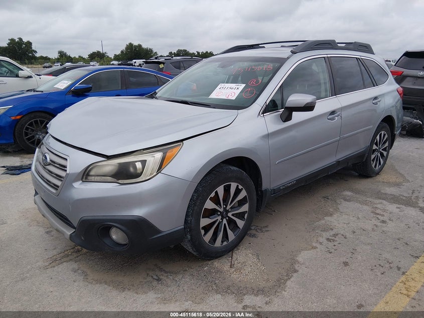 Vin: 4s4bsbnc8g3347565, lot: 45613201, subaru outback 2.5i limited 20162