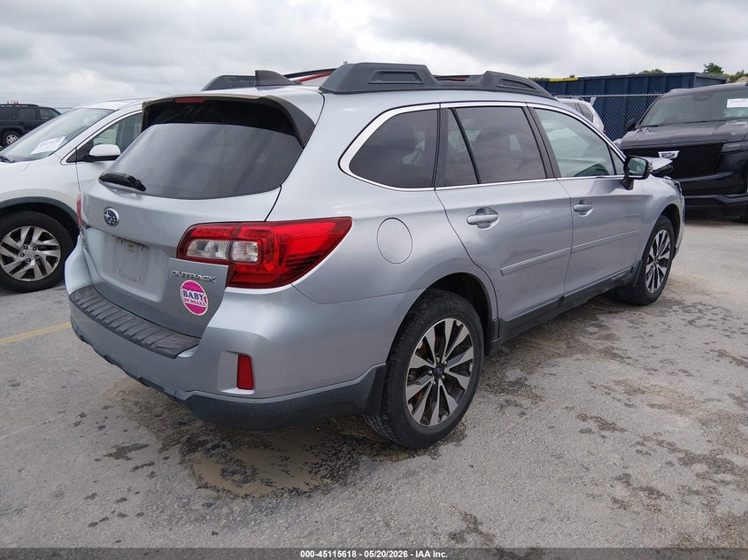 Vin: 4s4bsbnc8g3347565, lot: 45613201, subaru outback 2.5i limited 20164