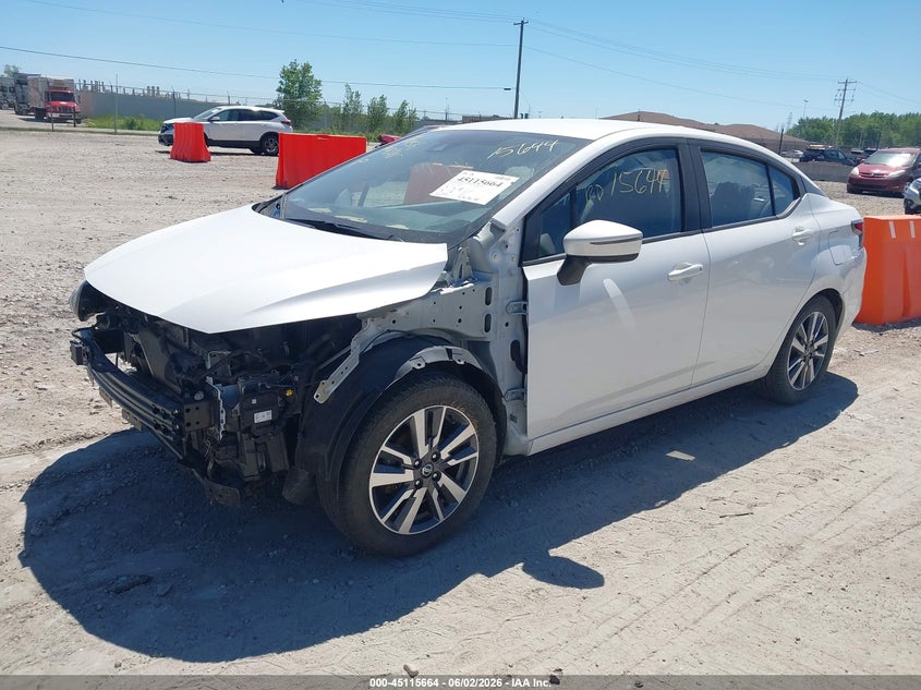 Vin: 3n1cn8evxll809971, lot: 45613248, nissan versa sv xtronic cvt 20202