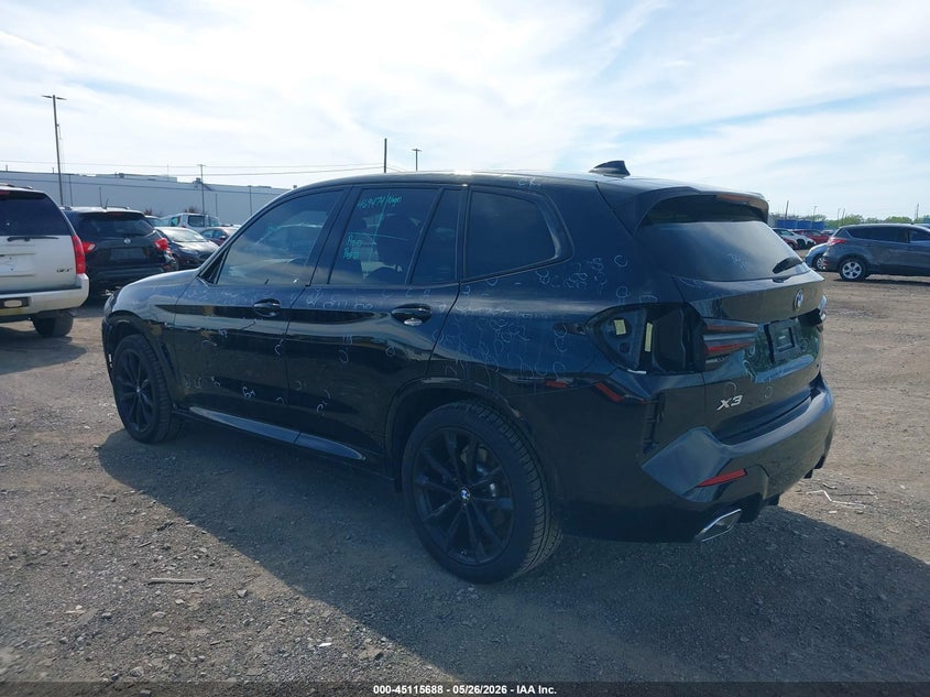 VIN: 5UX53DP05N9K40995 2022 BMW X3 XDRIVE30I