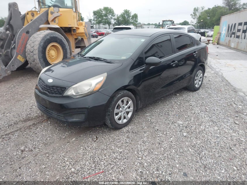 Vin: knadm4a38e6396430, lot: 45613285, kia rio lx 20142