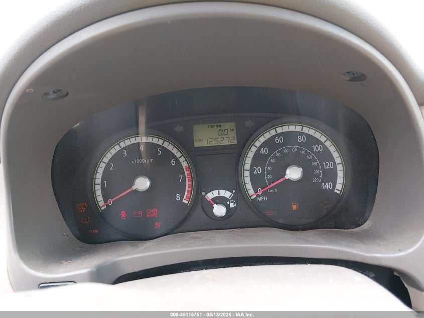 2009 Kia Rio 1.6 Lx white Lot 111045115751 Vin KNADE223496573545