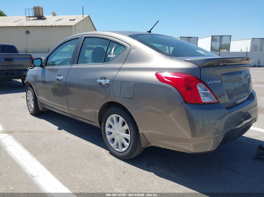 Vin: 3n1cn7ap7fl951037, lot: 45613342, nissan versa 1.6 sv 20153