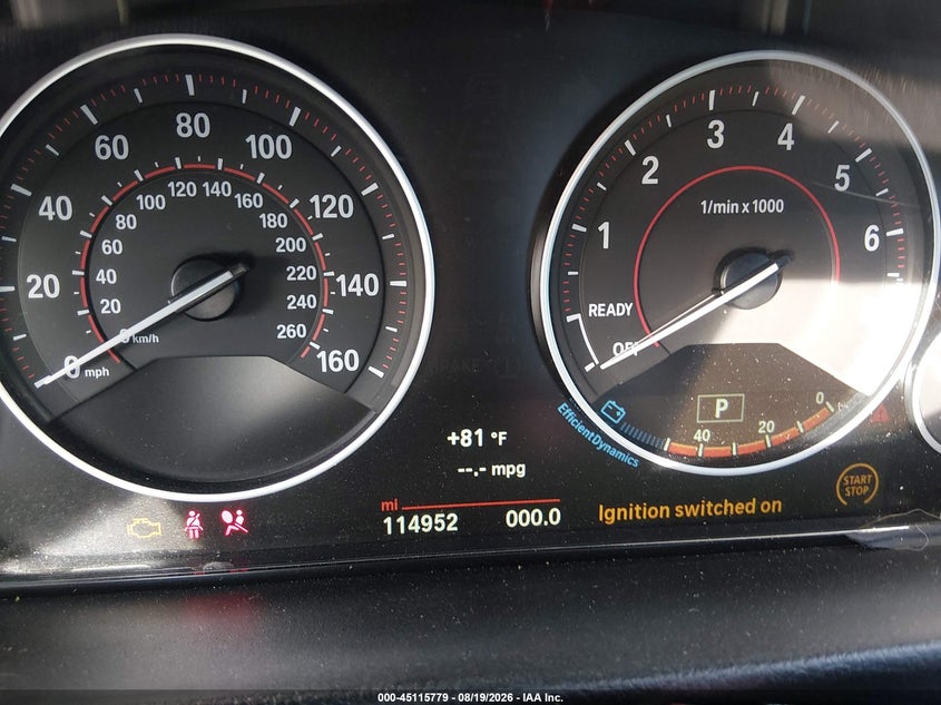 2016 BMW 328I GRAN TURISMO auction photo 7