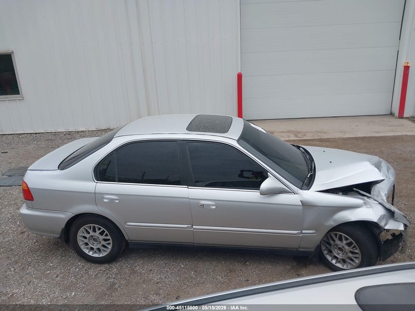 1999 Honda Civic Ex VIN: 1HGEJ8647XL010255 Lot: 45115800