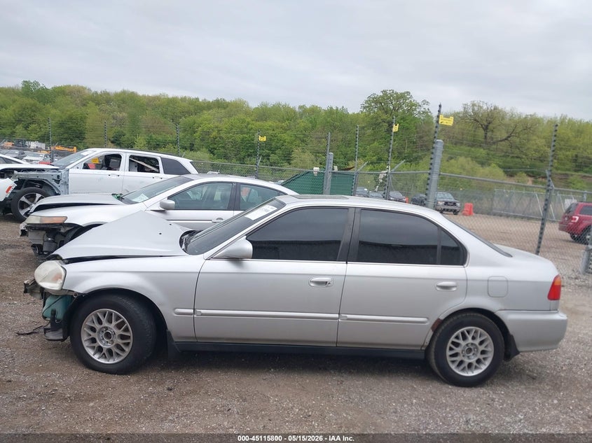 1999 Honda Civic Ex VIN: 1HGEJ8647XL010255 Lot: 45115800