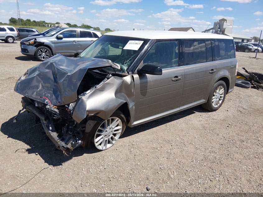 Vin: 2fmgk5c83dbd16127, lot: 45613397, ford flex sel 20132