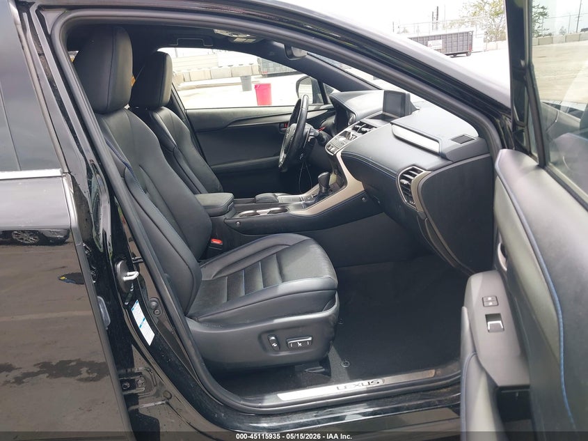 VIN JTJSJRDZ0M2152550 2021 LEXUS NX 300H F SPORT BLACK LINE