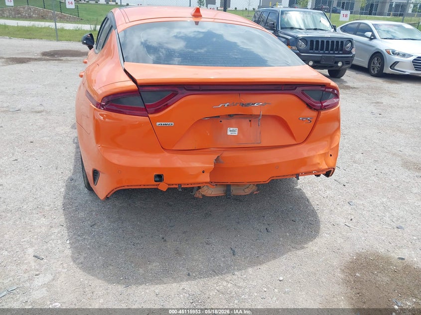 2019 Kia Stinger Gts VIN: KNAE35LC0K6068618 Lot: 45115953