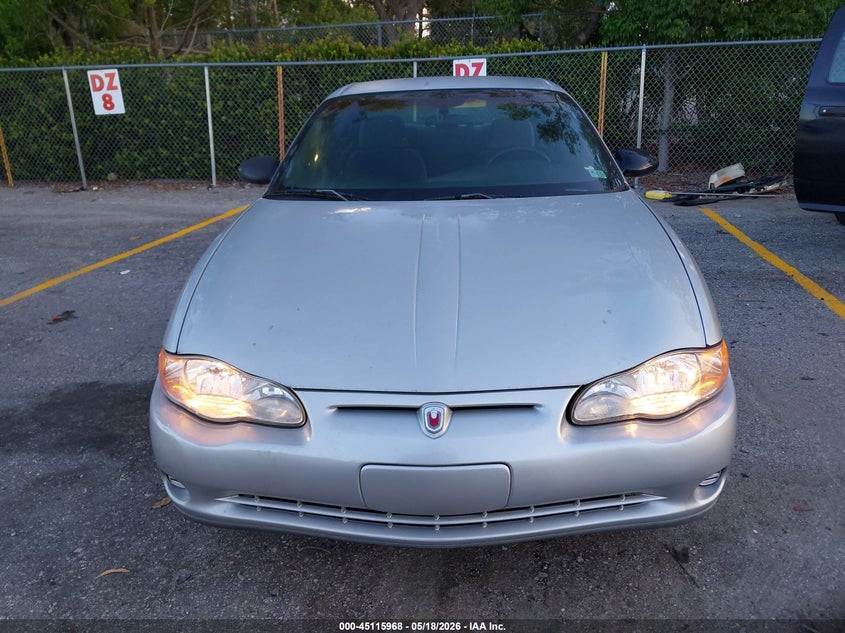 2003 Chevrolet Monte Carlo Ls VIN: 2G1WW12E039318341 Lot: 45115968