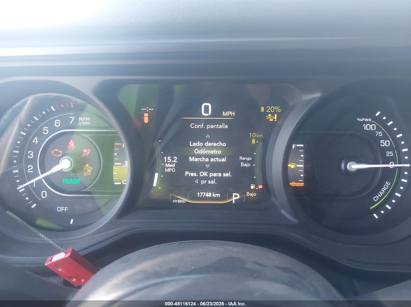 2024 JEEP WRANGLER 4XE auction photo 7