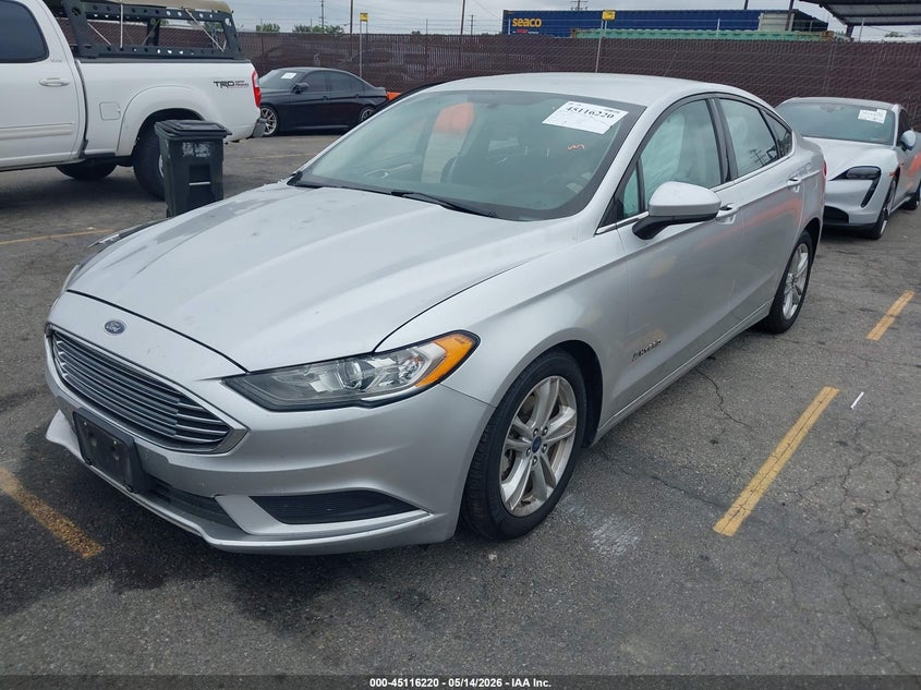 VIN 3FA6P0LUXJR198355 2018 FORD FUSION HYBRID SE