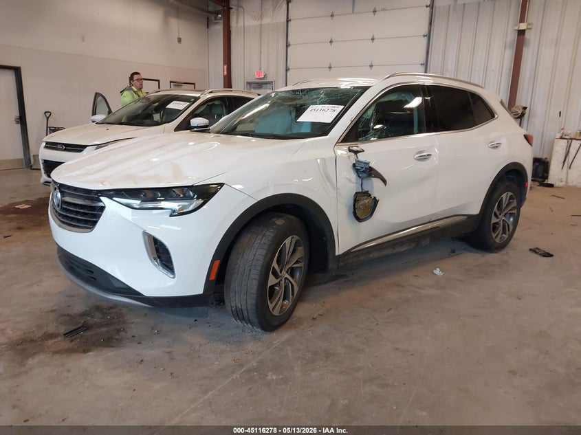 Vin: lrbfznr46nd060589, lot: 45613862, buick envision fwd essence 20222