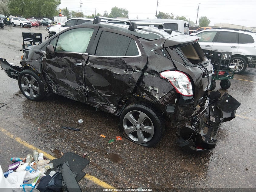 Vin: kl4cjhsb6eb611731, lot: 45613889, buick encore premium 20143