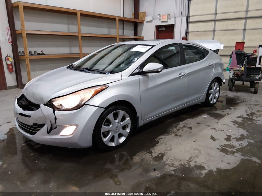 2013 Hyundai Elantra Limited KMHDH4AE2DU748075 photo 1