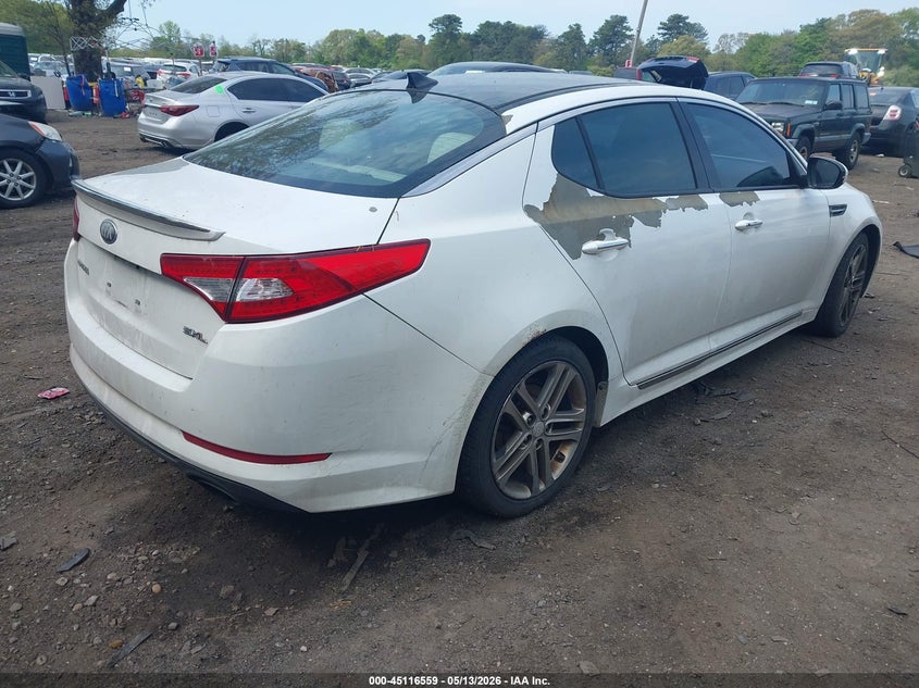 Vin: 5xxgr4a67dg208105, lot: 45614143, kia optima sx 20134