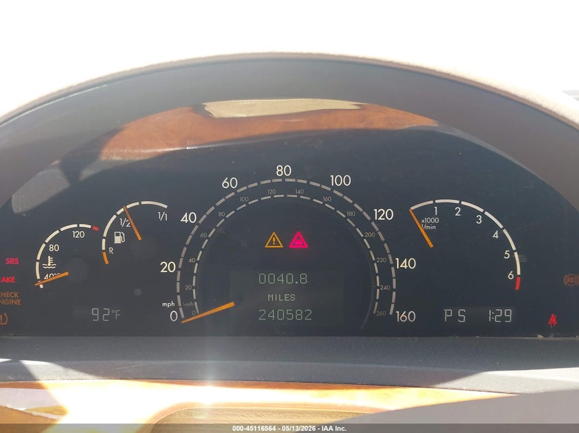 2004 Mercedes-Benz S 430 VIN: WDBNG70JX4A425937 Lot: 45116564