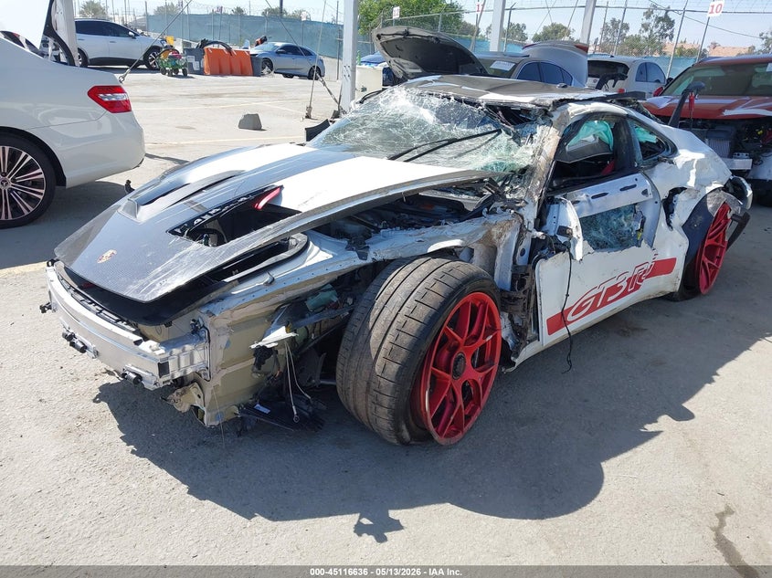Vin: wp0af2a96ss278033, lot: 45614220, porsche 911 gt3 rs 20252