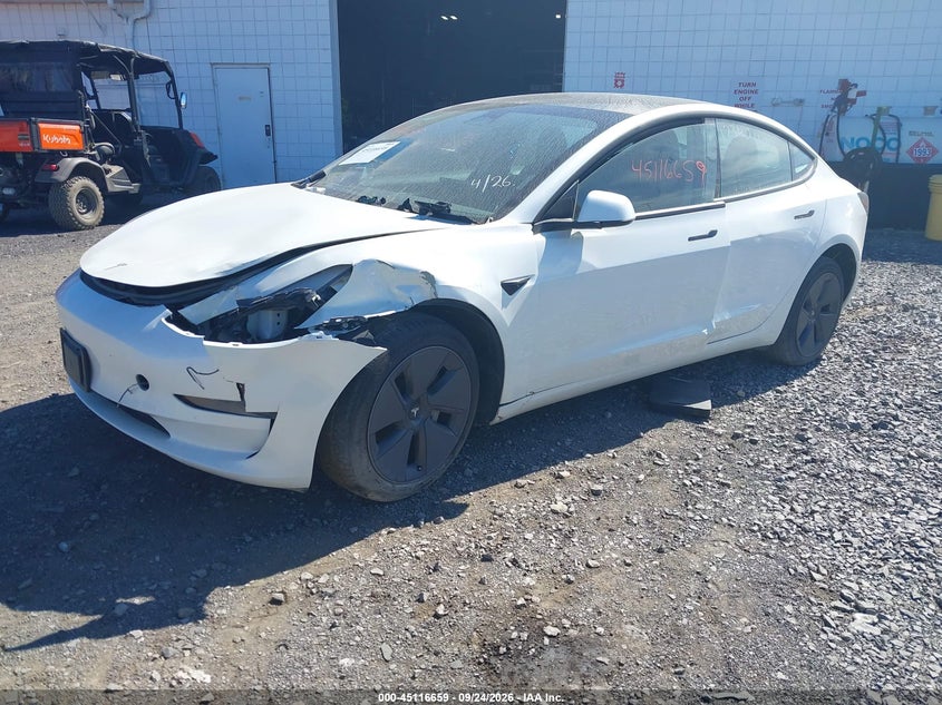 Vin: 5yj3e1eaxpf604415, lot: 45614243, tesla model 3 rear-wheel drive 20232