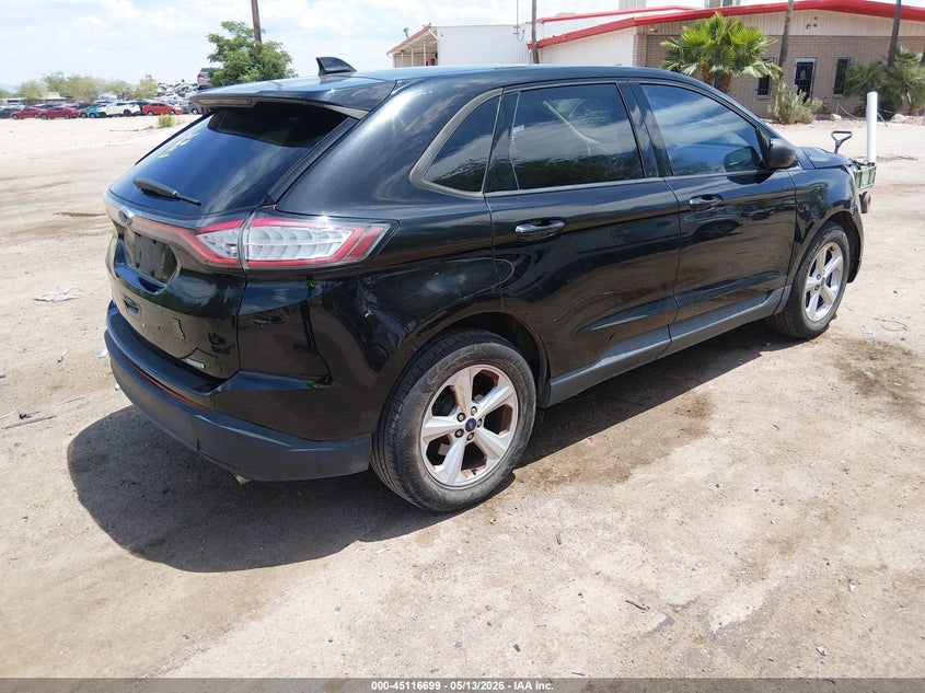 Vin: 2fmpk3g92gbb11667, lot: 45614283, ford edge se 20164
