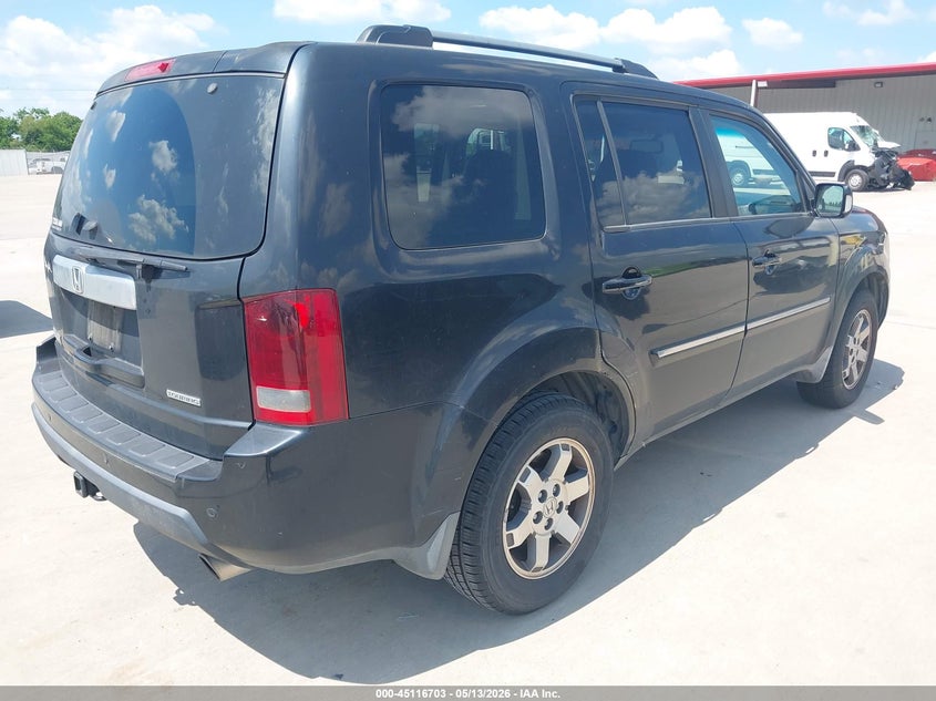 5FNYF3H92AB007735 2010 Honda Pilot 3.5 Touring black