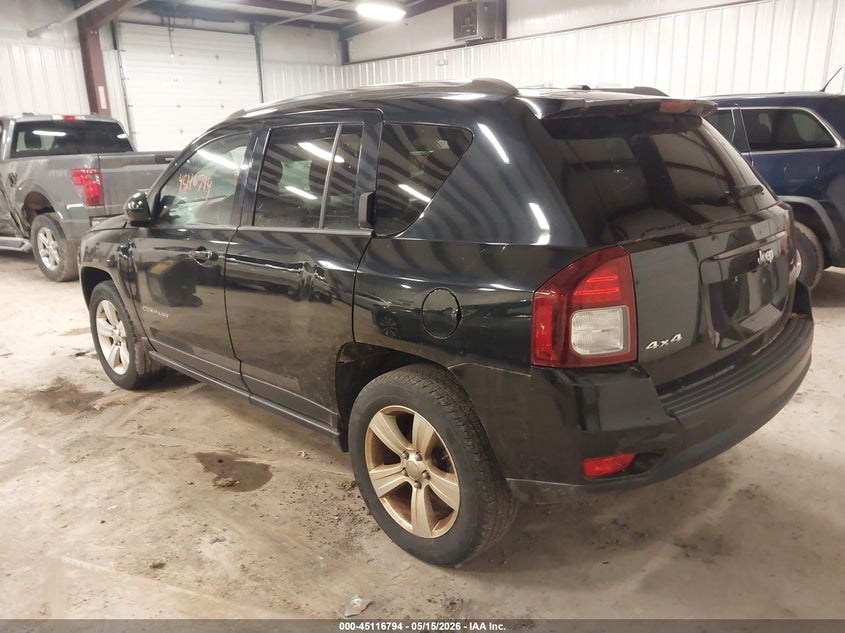 Vin: 1c4njdeb2ed665387, lot: 45614378, jeep compass latitude 20143