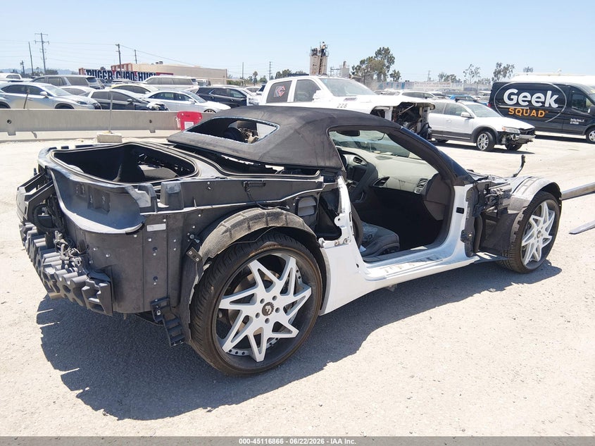 Vin: 1g1yd3d71h5117495, lot: 45614450, chevrolet corvette stingray 20174
