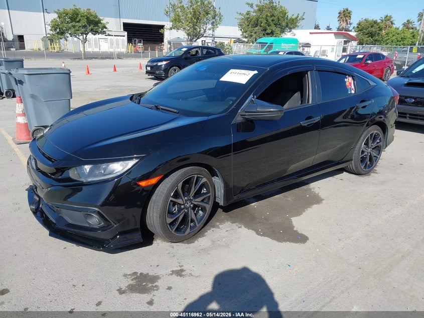 VIN 2HGFC2F87MH520855 2021 HONDA CIVIC SPORT