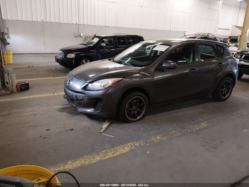 Vin: jm1bl1lp6d1830481, lot: 45614577, mazda mazda3 i touring 20132