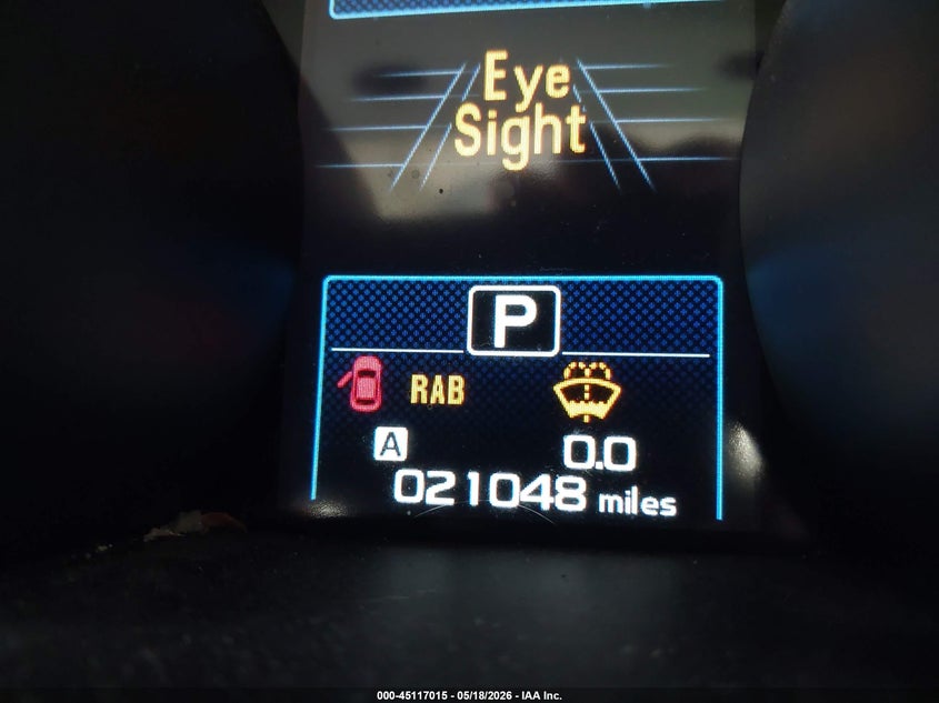 2019 SUBARU LEGACY SEDAN 2.5L H-4 DOHC, VVT, 175HP