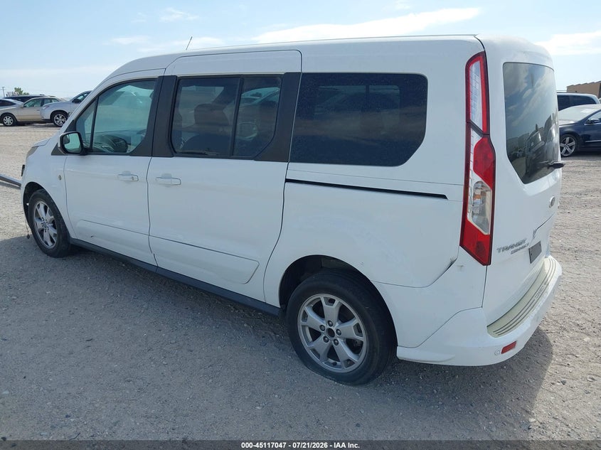 Vin: nm0ge9g74f1185452, lot: 45614631, ford transit connect titanium 20153