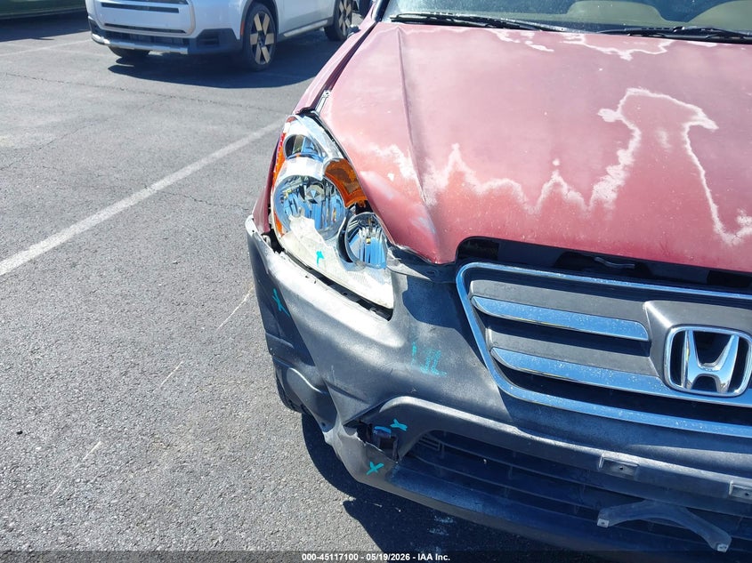 2005 Honda Cr-V Lx VIN: JHLRD68515C014528 Lot: 45117100