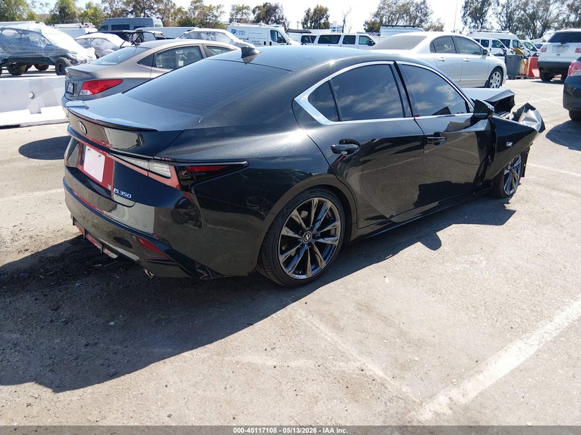 Vin: jthgz1b2xn5052012, lot: 45614692, lexus is 350 f sport 20224