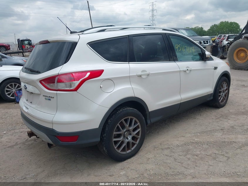 Vin: 1fmcu9j97dub29981, lot: 45614698, ford escape titanium 20134