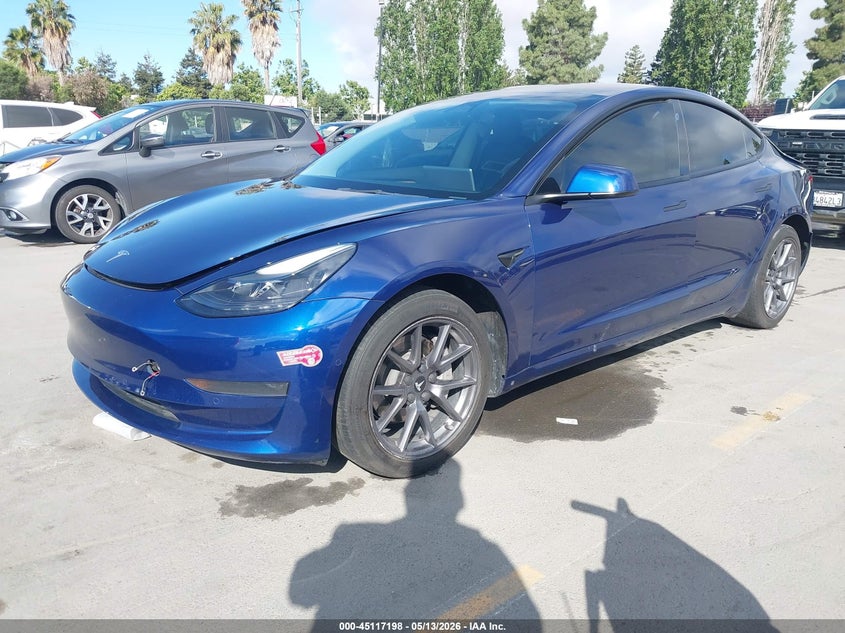 2022 Tesla Model 3 Rear-Wheel Drive 5YJ3E1EA2NF314585 photo 1