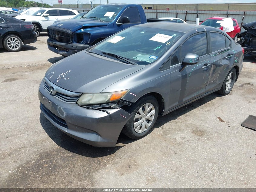 2012 Honda Civic Lx 2HGFB2F55CH561525 photo 1