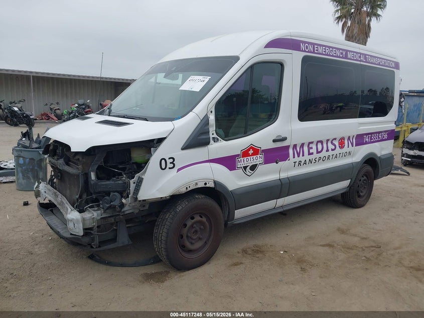 Vin: 1fmzk1cmxjka43381, lot: 45614832, ford transit-150 xlt 20182