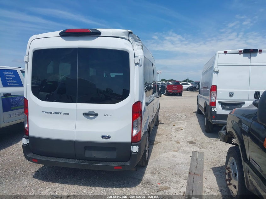 Vin: 1fbax2c86ska73494, lot: 45614840, ford transit-350 passenger van xlt 20254