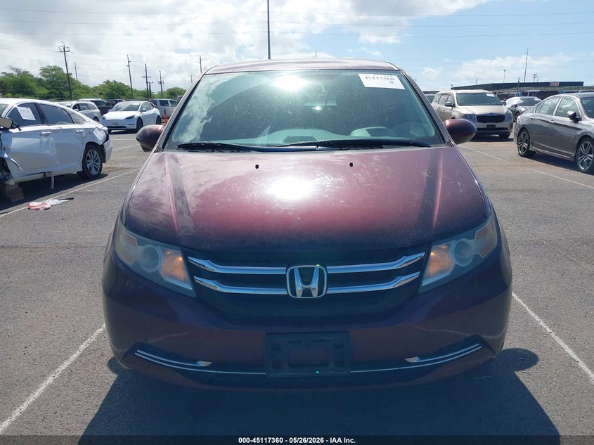 VIN 5FNRL5H4XHB017792 2017 HONDA ODYSSEY EX