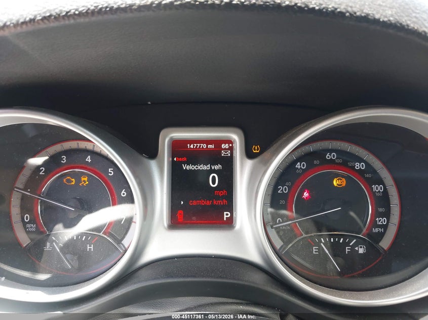 2017 Dodge Journey Sxt VIN: 3C4PDCBG0HT588592 Lot: 45117361