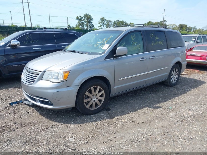 Vin: 2c4rc1bg8fr538121, lot: 45615065, chrysler town & country touring 20152