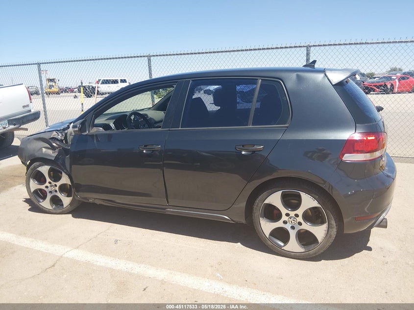 VOLKSWAGEN GTI 2013 VIN WVWHV7AJ4DW087456