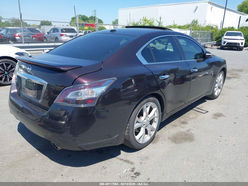 Vin: 1n4aa5ap5cc829133, lot: 45615138, nissan maxima 3.5 sv 20124